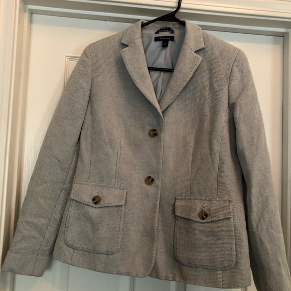 Powder Blue/ White tweed blazer - Picture 5 of 5